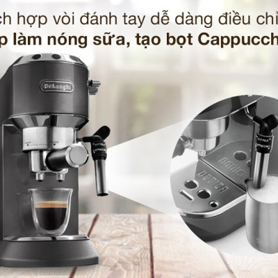 Máy pha cafe Delonghi EC785.GY - Hàng Chính Hãng