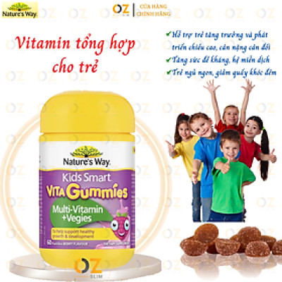 Vitamin tổng hợp cho trẻ Multi-Vitamin +Vegies Nature