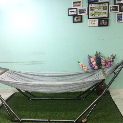 Bộ khung võng BAN MAI : khung võng sắt sơn tĩnh điện p32+ lưới võng cán thép 50cm