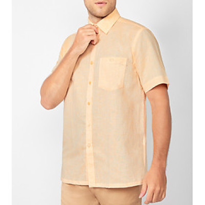 ÁO SƠ MI TAY NGẮN LINEN-V46-014581-YE3