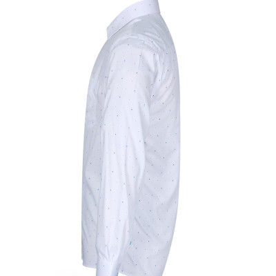 Áo sơ mi nam tay dài form suông Khatoco A1MD498T1-CNIN028-2410-D