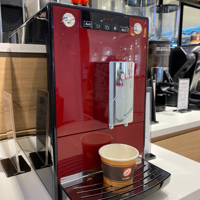 Máy Pha Cà Phê Tự Động Melitta Đức - Caffeo Solo Đỏ - Hàng nhập khẩu