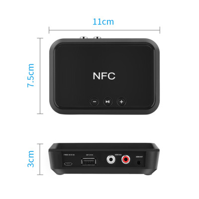 SOAIY Thiết Bị Nhận Bluetooth, NFC Cho Loa Và Amply BL-B10 - Hàng Nhập Khẩu