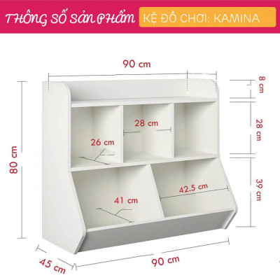 Kệ để đồ chơi cho bé SMLIFE Kamina