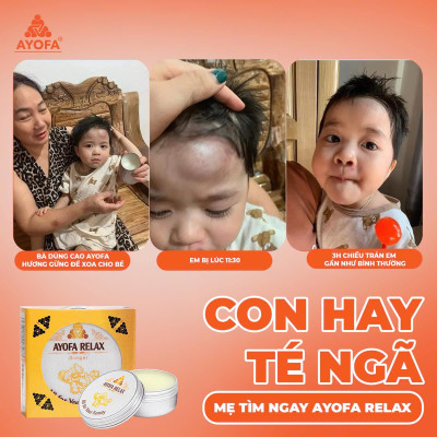 Cao Xoa Bóp Massage Thảo Dược Giúp Phục Hồi Và Làm Dịu Nhanh Chóng Ayofa Relax Hương Gừng 20G