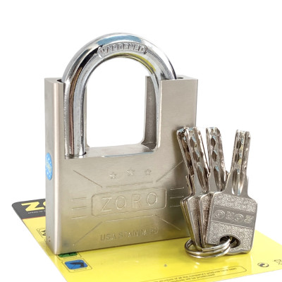 Ổ khóa chống cắt ZORO size đại 7 phân chìa muỗng càng chống cắt - khóa cửa chống trộm cắt khóa bấm công nghệ mỹ bền bỉ