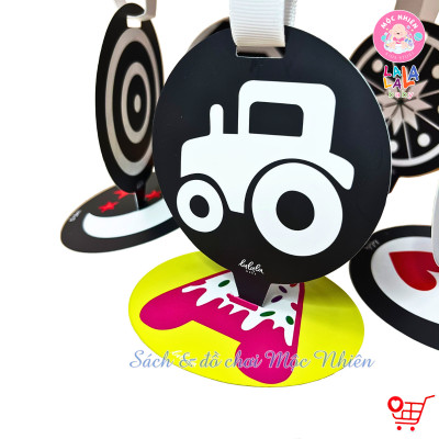 Đồ Chơi Treo Cũi Treo Xe Đẩy Kích Thích Thị Giác Cho Bé Sơ Sinh 0-6 Tháng - Hiệu Lalala Baby
