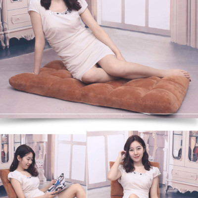 Ghế Ngồi Bệt Tatami, Ghế Bệt Tựa Lưng Phong cách Nhật Bản - Nâu