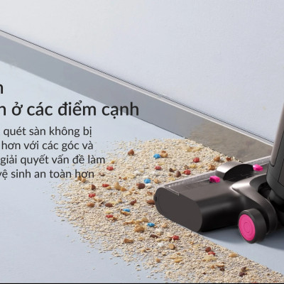 Máy hút bụi lau nhà Lydsto W1 lực hút 17000Pa thông minh tiện lợi - Hàng chính hãng