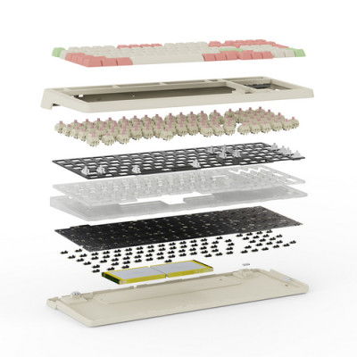 [Mới, hàng chính hãng] Bàn phím FL-Esports CMK99 SAM Strawberry - Bảo hành chính hãng 12 tháng