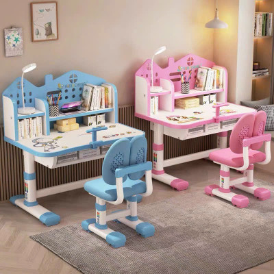 Bộ bàn ghế học sinh tiểu học có giá sách chống gù CT 204 Juno sofa ngang 75cm