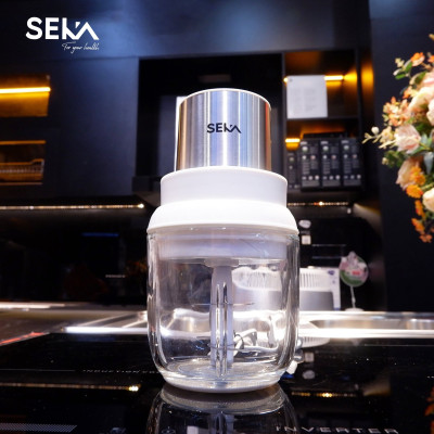 Máy xay thịt đa năng SEKA SK2287, 2 cối thủy tinh, thiết kế 4 - 6 lưỡi dao sắc bén, Công suất mạnh 500W  hàng nhập khẩu
