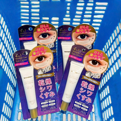 Kem Dưỡng Mờ Thâm Giảm Nếp Nhăn Vùng Mắt Beauplus+ Wrinkle Care Eye Cream (20 G)