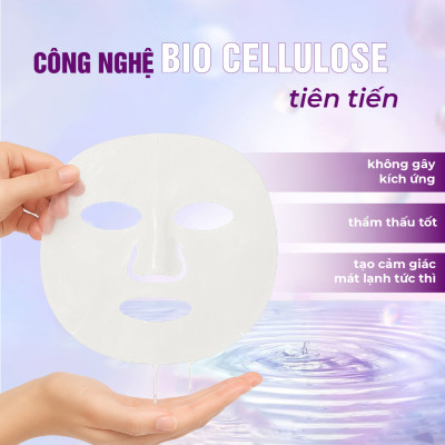 Combo 3 Mặt nạ BESKINATY Glutathione Bio Mask dưỡng sáng phục hồi da cao cấp