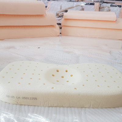 Gối Cao Su Trẻ Sơ Sinh Liên Á Contour 17x35x3cm - Cao Su Thiên Nhiên 100%