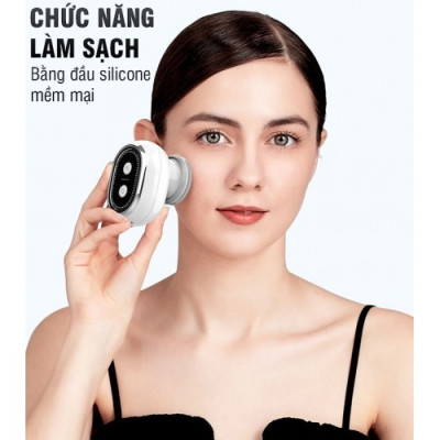 Máy Massage Mặt, Nâng Cơ Điện Di Tinh Chất Làm Trẻ Hóa Da Kết Hợp Rửa Mặt Nikio NK-121