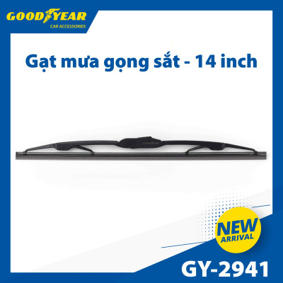 Gạt Mưa Gọng Sắt GOODYEAR Phù Hợp Nhiều Dòng Xe Thông Dụng - Nhập Khẩu Chính Hãng