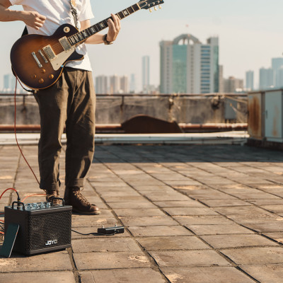 Joyo DC-15S Digital rechargeable Bluetooth guitar amp - Amplifier Guitar Joyo DC-15S Kèm Footswitch có Pin, Bluetooth