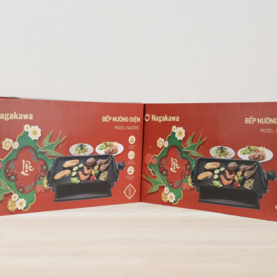 [HỘP QUÀ TẾT] Bếp nướng điện Nagakawa NAG3105 (2000W) - Bảo hành 1 năm - Hàng chính hãng