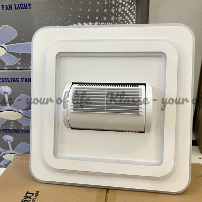 Quạt ốp trần mẫu mới không cánh quay 180 độ, ốp sát trần thế hệ mới, lắp cho phòng khách - phòng ngủ, hàng chính hãng Klasse KL126