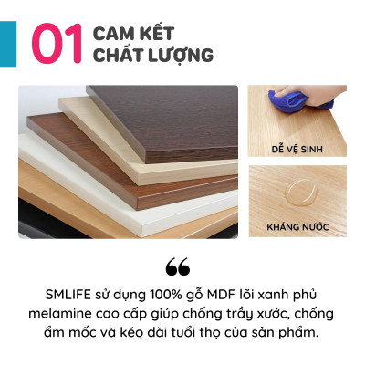 Kệ Tivi Phòng Khách Đẹp Kết Hợp Kệ Trang Trí Phong Cách Hiện Đại Thương Hiệu SMLIFE (Nhiều mẫu, có thể đổi Size và màu sắc)