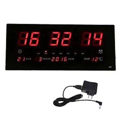 ĐỒNG HỒ LED TREO TƯỜNG BÁO GIỜ NHIỆT ĐỘ NGÀY THÁNG NĂM THỨ ĐA NĂNG MẪU ĐẸP CHẤT LƯỢNG