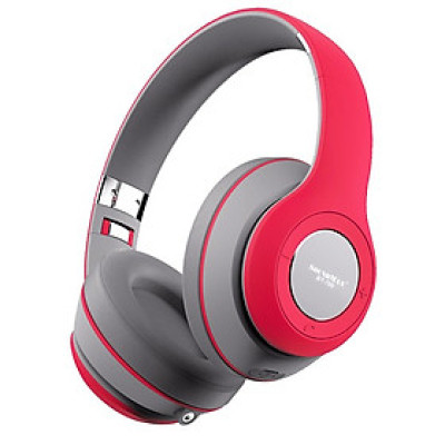 Tai nghe không dây bluetooth SoundMax BT700 (hồng đỏ/ đen - hàng chính hãng