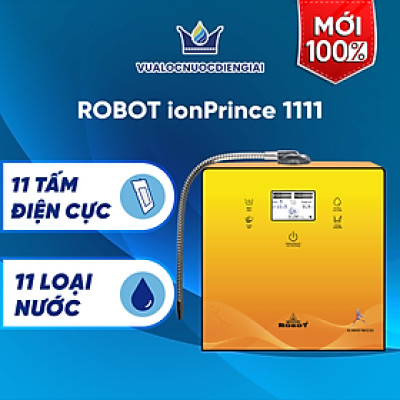Máy Lọc Nước Điện Giải Ion Kiềm ROBOT IonPrince 1111 - Hàng Chính Hãng