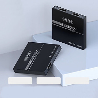 SOAIY Bộ Chia HDMI 1 Ra 2 Cổng UNITEK V116A Hỗ Trợ 4K Cao Cấp - Hàng Nhập Khẩu