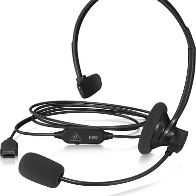 Behringer HS10 USB Mono Headset with Swivel Microphone- Hàng Chính Hãng