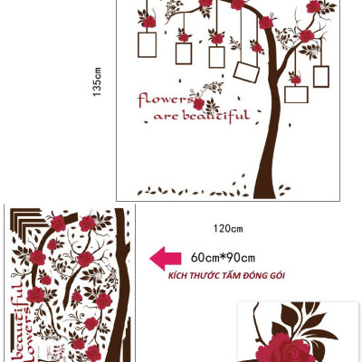 Decal dán tường Cây treo ảnh 10