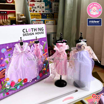 Đồ chơi thiết kế thời trang Mideer Clothing Design House - Dụng cụ may vá thủ công tại nhà cho bé từ 5 tuổi