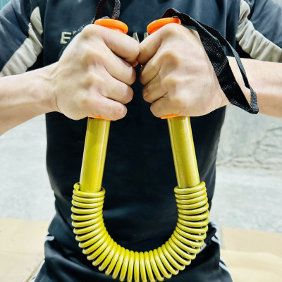 {40kg}Gậy Bẻ Tập Tay(Vàng)Đàn Hồi Cao Cấp, Gậy Bẻ Tập Cơ Tay,Vai,Ngực 10kg 20kg 30kg 40kg 50kg Tập Gym, Tập Thể Dục Tại Nhà