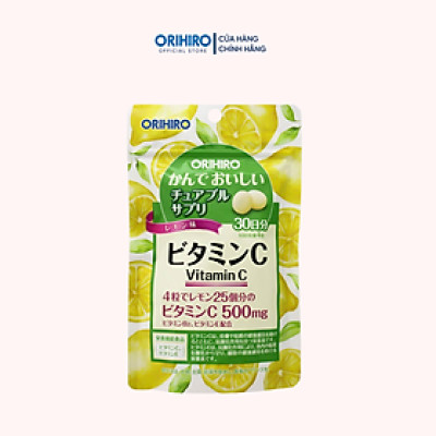 Viên uống Vitamin C Orihiro dạng túi 120 viên