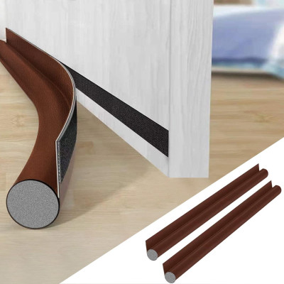 Mút Xốp vỏ da PU chặn mất nhiệt điều hòa dán chân cửa cách âm chống ồn ngăn côn trùng dài 93cm