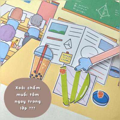 Bộ Tranh Tương Tác Cô Tiên Xanh - Lớp Học Bất Ổn