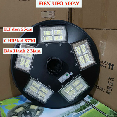 Đèn sân vườn UFO năng lượng mặt trời, công suất 120w 200w