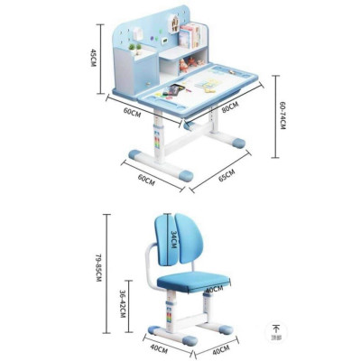 Bộ bàn ghế học sinh chống gù thông minh A16 Tundo KT 60 x 80 cm 