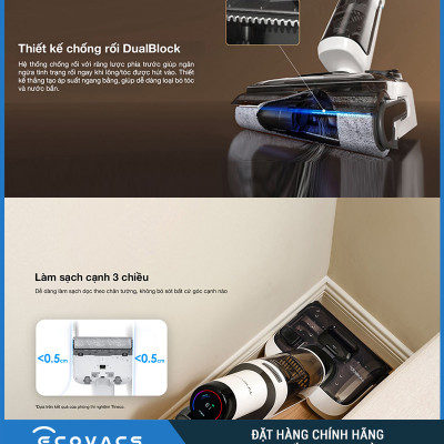 Máy Lau Sàn Khô Uớt Tineco Floor One S6 Stretch Pro Lực Hút 20.000 Pa - Hàng Chính Hãng
