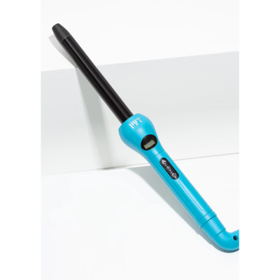 Máy Uốn Tóc Kỹ Thuật Số PYT Digital Curling Wand 19mm - Công Nghệ Nhiệt Hồng Ngoại Xa - Màu Xanh - Kèm Găng Tay Chịu Nhiệt