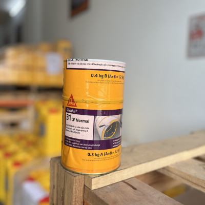 Keo neo thép râu, trám nứt bê tông hai thành phần - Sikadur-31 CF Normal (bộ 1.2 kg)