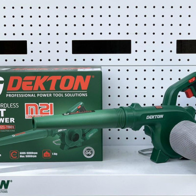 COMBO Máy Thổi Dùng Pin Dekton M21-TB01 KÈM PIN M21-B6A8C VÀ SẠC M21-S25A  -HÀNG CHÍNH HÃNG