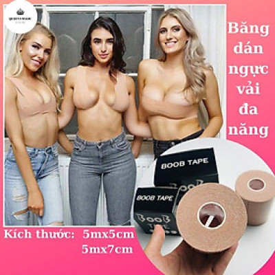 Dán Ti Vải Nâng Ngực Đa Năng Tạo Khe Nâng Ngực Xệ Co Dãn Tốt