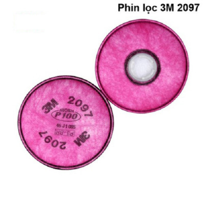 Bộ mặt nạ 7501 kèm cặp phin lọc 2097 3M 