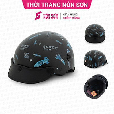 Mũ bảo hiểm trẻ em hoa văn NÓN SƠN chính hãng APE-ĐN119
