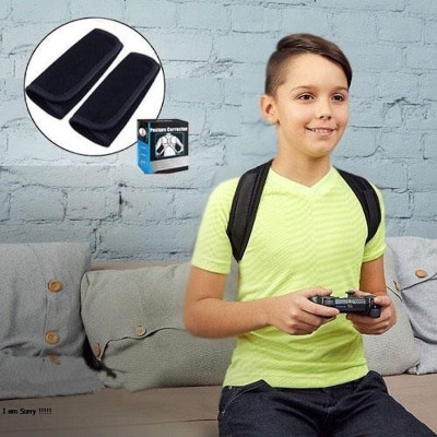 Đai Chống Gù Lưng Nam Nữ, Người Lớn Và Trẻ Em Freesize, Tặng Kèm 2 Miếng Trợ Lực - Hàng Nhập Khẩu 