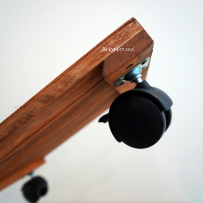 Đôn Chậu Cây Cảnh Có Bánh Xe Cỡ Lớn 35Cm Thích Hợp Đặt Chậu Cây Trong Nhà Thuận Tiện Di Chuyển Màu Vàng