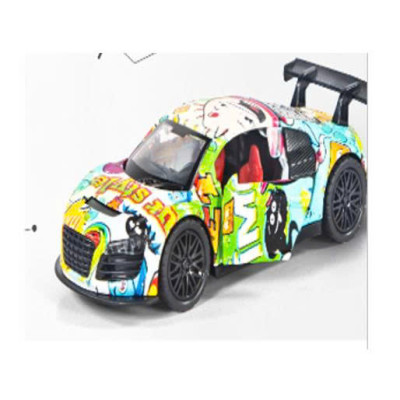 3611C-2 Mô hình xe ô tô kim loại pull-back tỉ lệ 1:36 - bộ 12 chiếc (KT 12x5.3x4.9cm)