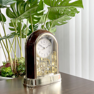 Đồng hồ để bàn Nhật Bản Rhythm 4SG696WT23 Kt 21.3 x 27.1 x 12.2cm, 1.3kg Vỏ nhựa