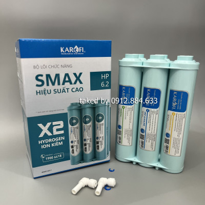 Bộ lõi lọc nước Karofi 123 và cụm hiệu suất cao Hp6.2 dành cho máy KAQ-U05, KAQ-U95, S-S038,...  - Hàng chính hãng
